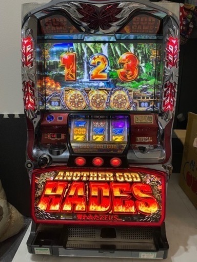 アナザーゴット ハーデス 奪われたZEUS ver 不要機付き パチスロ実機 家スロ スロット台 実機 ミズホ ゴッド ZEUS 家庭用電源