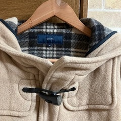 SHIPS × PONTETORTO ベージュのダッフルコートの画像