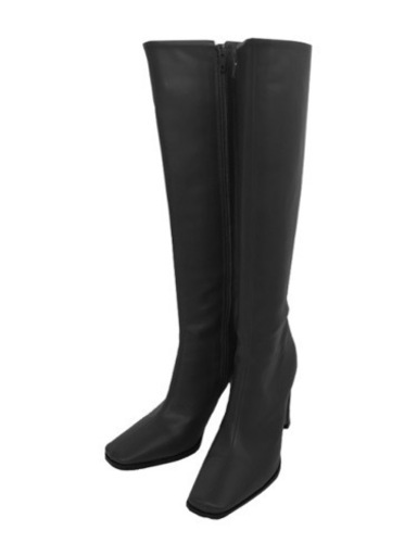 新品未使用　acym ロングブーツ　Lサイズ　ブラック