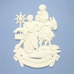 美品　ウェッジウッド　クリスマスプレートの画像