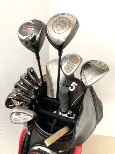 値下げ！◆ TaylorMade ドライバー／Daiwa advisor x7 アイアン 他◆ゴルフクラブ 11本セット＋ TourS