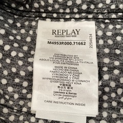 REPLAY  メンズの画像