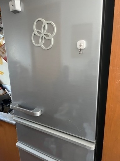 中古品 AQUA 355L 2020年 冷蔵庫 お話中