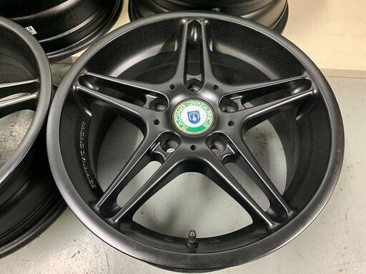 売約済　レーシングダイナミクス★16×7J　5H120　＋47　マットブラック　　E87/E36/E46/Z3/Z4