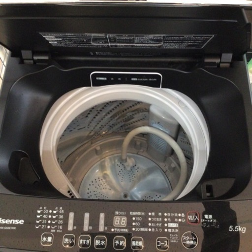 洗濯機 ハイセンス HW-G55E7KK 2021年製 5.5kg