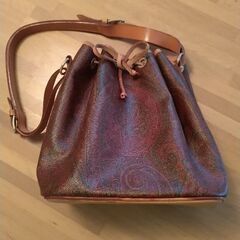 ETRO　エトロ　ショルダーバッグ　巾着型　ペーズリー柄