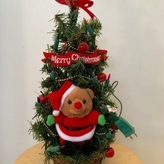 くまちゃん　クリスマスツリーの画像