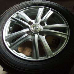 軽自動車　冬用 / 中古アルミホイール付きスタッドレスタイヤ4本...