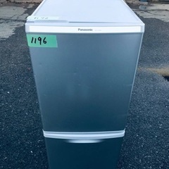 1196番 パナソニック✨ノンフロン冷凍冷蔵庫✨NR-B146W-S‼️