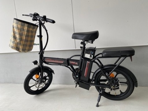 フル電動自転車 折りたたみ ほぼ新品