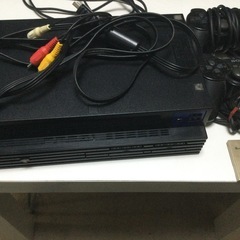 PlayStation2本体、メモリカード2枚付き
