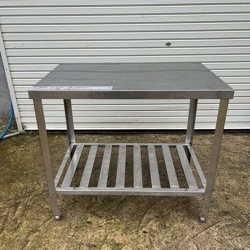 ☆ ステンレス作業台C すのこ付き W900 D600 H800 ☆