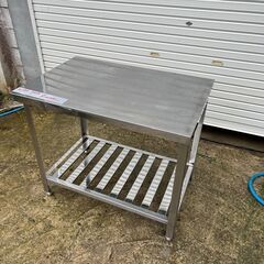 ★　ステンレス作業台C　すのこ付き　W900　D600　H800　★