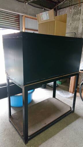 120㎝水槽セット(水槽・台・濾過槽)　※引き取り限定※