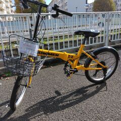 ☆ジモティ割あり☆ HUMMER 自転車 黄色 クリーニング済み SJ852