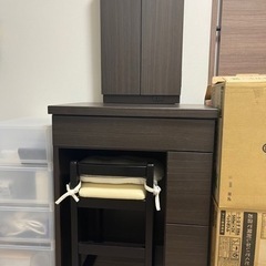 3面鏡ドレッサー【1,000円】11/22,23引取り可能な方、...