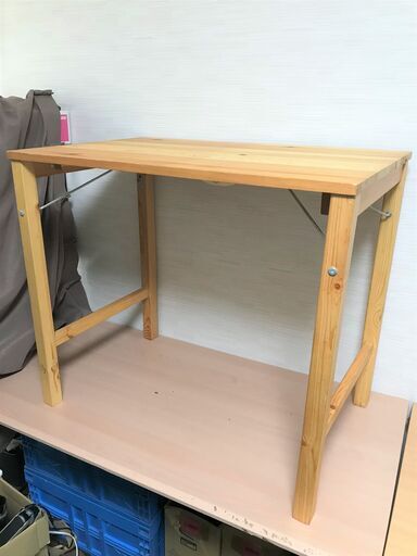 無印良品 パイン材テーブル 折り畳み式