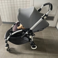 【美品】バガブー Bee3（Bugaboo Bee3） ベビーカー グレー bugaboo バガブー bee3 ベビーカー