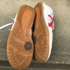 体育館シューズ　赤Bの画像