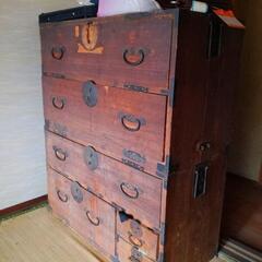 即お買い上げ有り難うございます。大正時代のタンスの画像