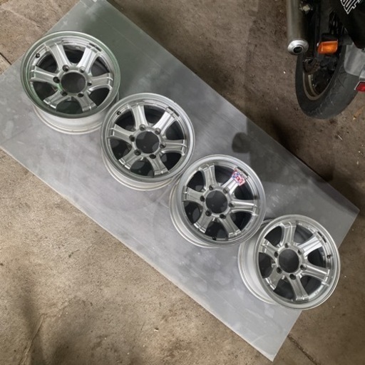 北海道発ウェッズweds？15インチ７J６穴139.7OFF +5中古品4本