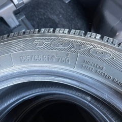 まだ在庫有ります！とりあえずの スタッドレス　155.65.14の画像