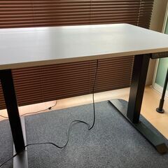 [山善] 昇降式デスク (電動) 在宅ワーク向け