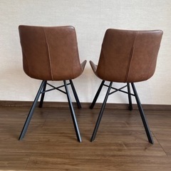 【美品】ダイニングチェア2脚セットの画像