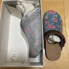 【新品】花柄のサボの画像