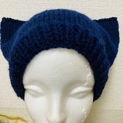 大人可愛い猫耳帽子作り方教えます。