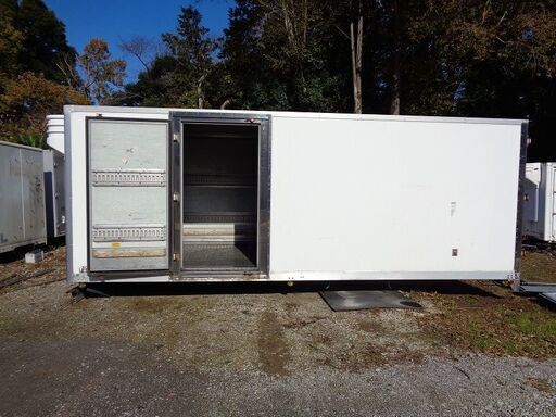 ♪八街SG98♪物置♪コンテナ♪手頃♪側ドア付♪アルミ冷蔵箱♪