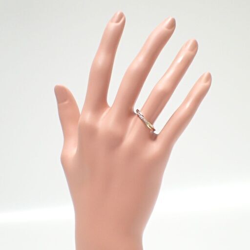 E530 canal 4°c カナルヨンドシー K18 2.1g クロス ダイヤ リング