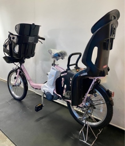 関東全域送料無料 保証付き 電動自転車 パナソニック ギュットミニ 20インチ 3人乗り 8.9ah ピンク