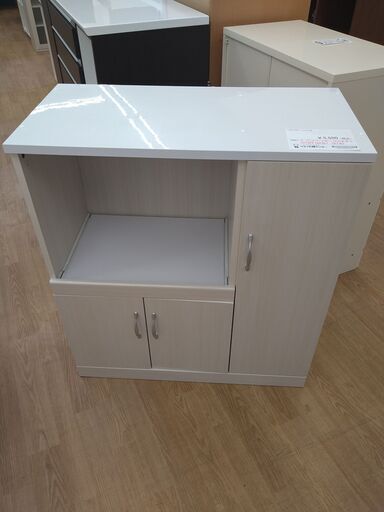 ★ジモティ割あり★ ニトリ レンジ台 ブラウン H89×W80×D40 クリーニング済み KJ1038