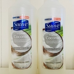 アメリカ製 Suaveトロピカルココナッツ シャンプー&コンディショナー (大容量サイズ)の画像
