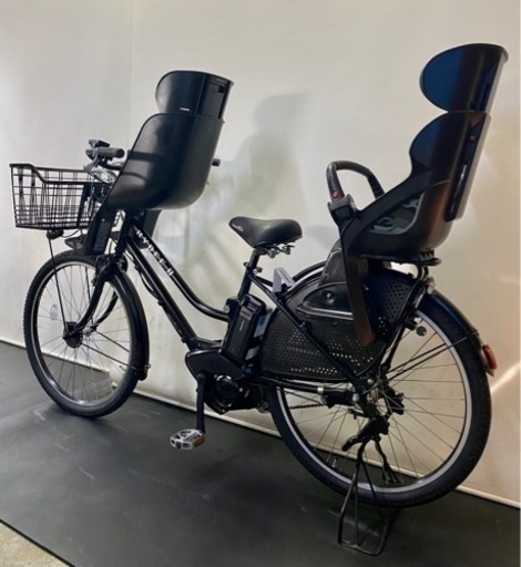 関東全域送料無料 保証付き 電動自転車 ブリヂストン ハイディ2 26インチ 3人乗り 8.7ah 黒色 デジタル