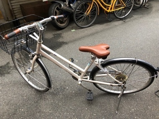 ブリヂストン ビレッタ VT66T 26型 アルミ シマノ6段 AUTO LED シティークロス