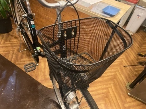27インチ自転車　LEDオートライト　ブラック