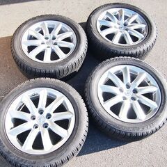 LEXUS レクサス 純正 18インチ 18x7.5J +32 235/50R18 BRIDGESTONE 2013年製 6-7分山 スタッドレスタイヤ付4本セット (LA65)