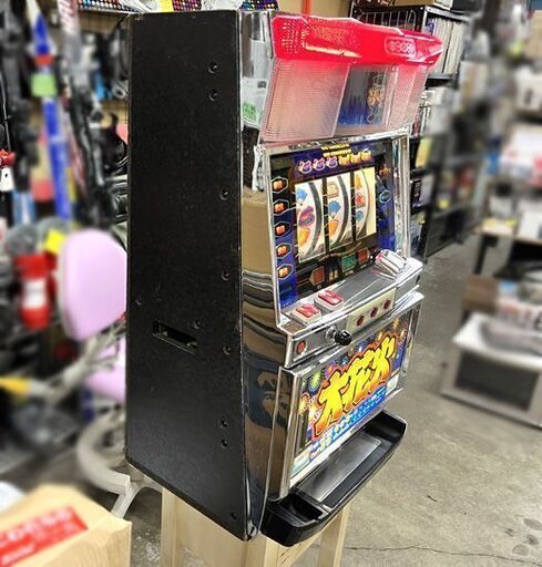 パチスロ実機 大花火 4号機 コイン不要機 アルゼ 設定キー 付 ARUZE 動作OK! スロット ☆ 札幌市白石区 白石店 