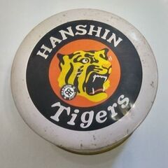☆阪神タイガース　空き缶　神戸風月堂　お菓子空き缶　中古品　の画像
