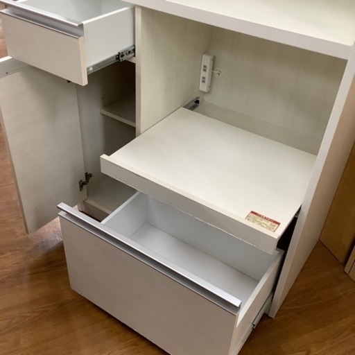 土井インティア 3枚扉レンジボード【トレファク 川越店】