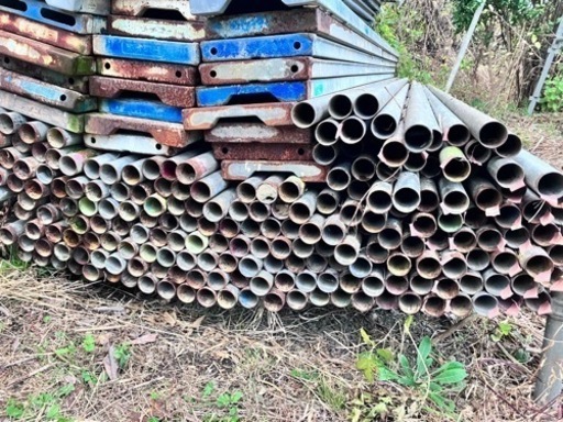 単管　パイプ　足場　クランプ　ジョイント　足場板