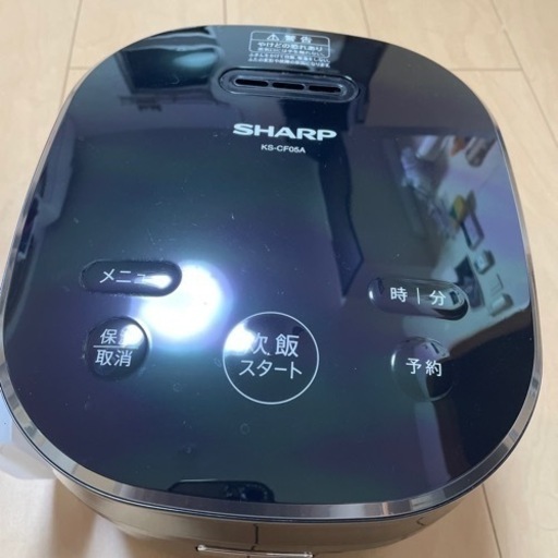 SHARP 炊飯器　美品　説明書あり