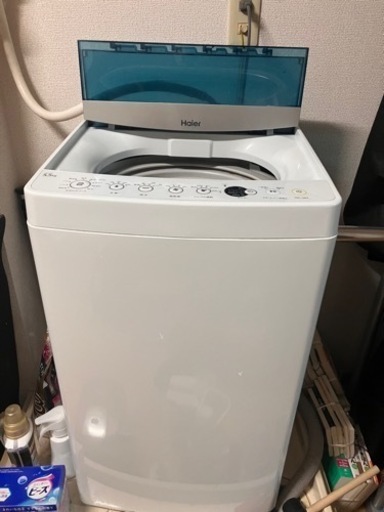 Haier 洗濯機 完全動作品 12月第二週に取りに来てくださる方