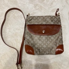 russet ラシット ショルダーバッグ 総柄 ナイロン ブラウン系