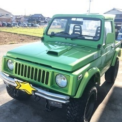 ジムニー　JA11C改　30顔　実走　エアコン新ガス　パワステ付...
