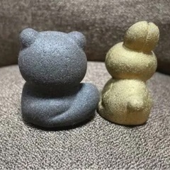 カチカチ山☆狸とうさぎ置物！の画像