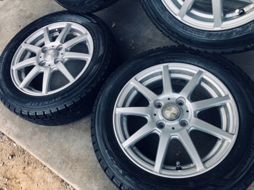 冬タイヤ 155/65R14 軽自動車用アルミ付スタッドレス4本組