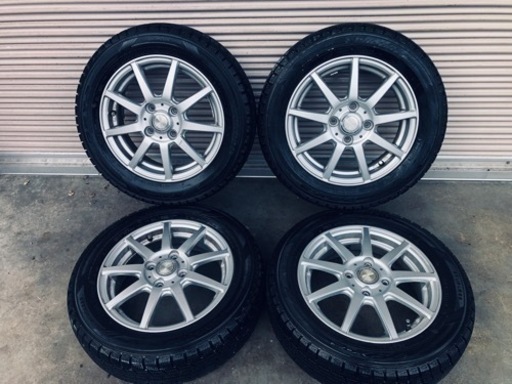 冬タイヤ 155/65R14 軽自動車用アルミ付スタッドレス4本組